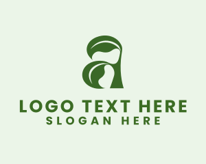 Letter A - Eco Leaf Landscaping logo design