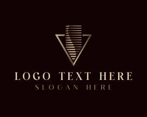 Architecture - Luxury Building Contractor logo design