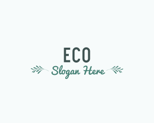 Healthy Eco Leaves Logo