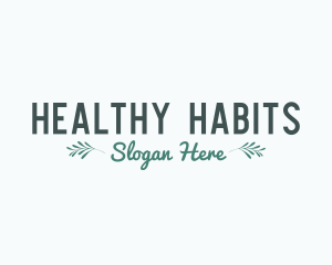 Healthy Eco Leaves logo design