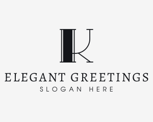 Elegant Lifestyle Letter K logo design