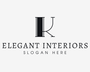 Elegant Lifestyle Letter K logo design