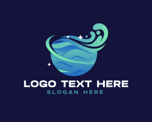 Tide - Wave Water Aqua logo design