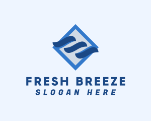 Breeze - Wind Air Breeze logo design