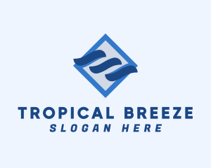 Wind Air Breeze logo design