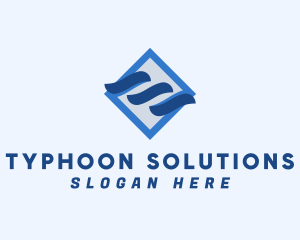 Typhoon - Wind Air Breeze logo design