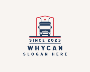 Logistics Freight Trucking Logo