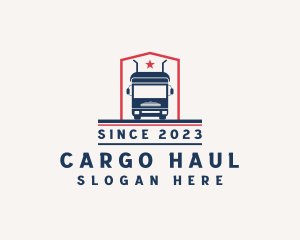 Logistics Freight Trucking logo design