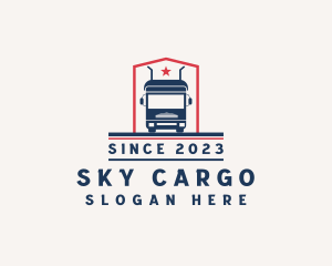 Logistics Freight Trucking logo design