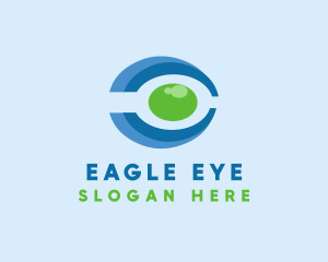 Medical Eye Spoon logo design