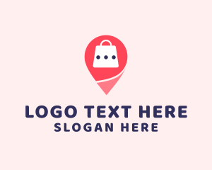 Mart - Market Bag Location logo design