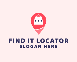 Market Bag Location logo design