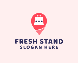 Stand - Market Bag Location logo design