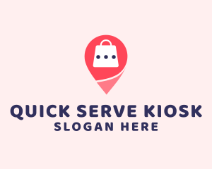 Market Bag Location logo design