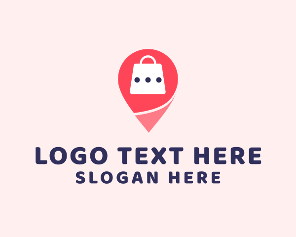 Map - Market Bag Location logo design