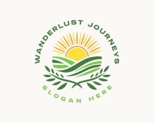 Planting - Landscape Farming Agriculture logo design