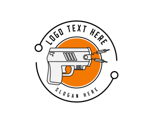 Taser - Stun Gun Defense logo design