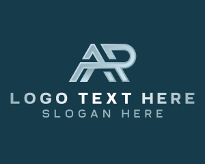 Firm - Professional Advertising Letter AR logo design