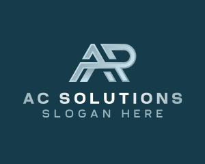 Professional Advertising Letter AR logo design