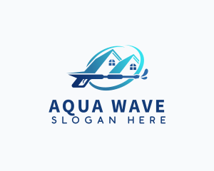 Home Sanitation Pressure Wash logo design