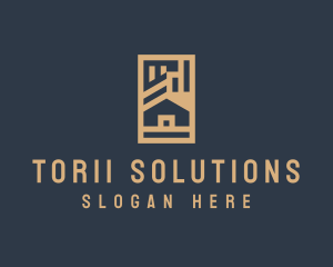 Urban Home Real Estate logo design