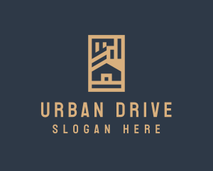 Urban Home Real Estate logo design