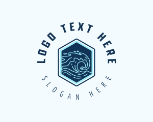 Tide - Ocean Tsunami Wave logo design