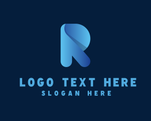 Online - Asset Management Letter R logo design