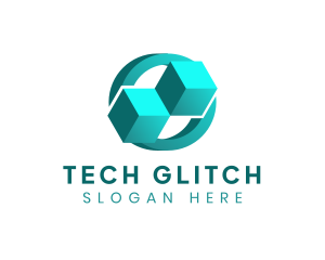 Digital Cube Tech logo design