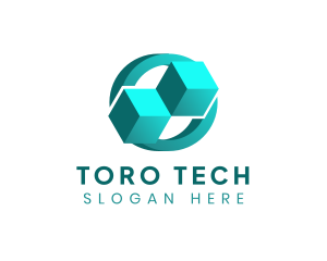 Digital Cube Tech logo design