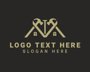 Service - House Carpentry Tools logo design
