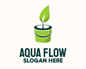 Irrigation - Sapling Bucket Tree Planting logo design