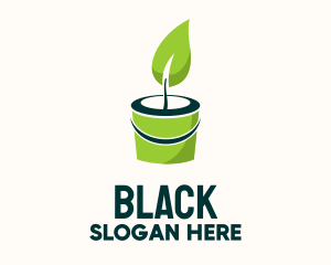 Vegan - Sapling Bucket Tree Planting logo design