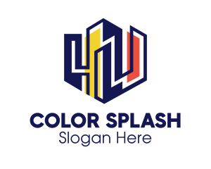 Colorful Urban City  logo design