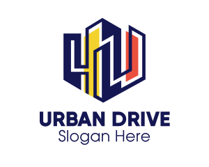 Colorful Urban City  logo design