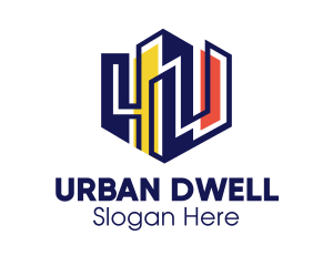 Colorful Urban City  logo design