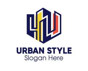 Colorful Urban City  logo design