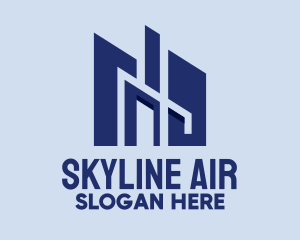 City Buildings Skyline  Logo