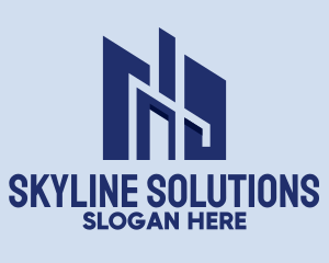 Skyline - City Buildings Skyline logo design