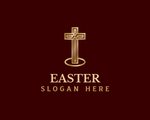 Fellowship - Cross Christian Religion logo design