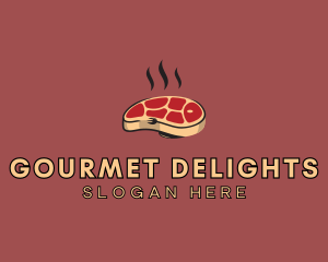 Grilled Steak Restaurant logo design