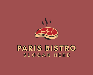 Grilled Steak Restaurant logo design