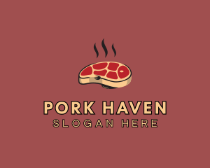 Grilled Steak Restaurant logo design