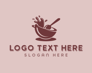Tic Tac - Food Bowl Chocolatier logo design