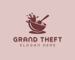 Nougat - Food Bowl Chocolatier logo design