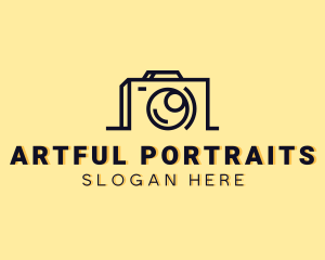Portrait - Digital Camera Lens logo design