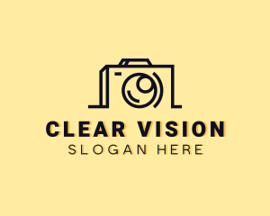 Lens - Digital Camera Lens logo design