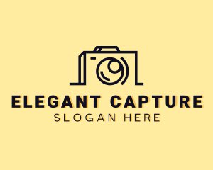 Portrait - Digital Camera Lens logo design