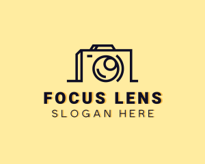 Digital Camera Lens logo design