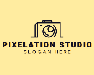 Digital Camera Lens logo design